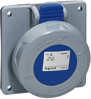 Legrand - P17 Tempra Pro CEE-contactdoos, aanbouw 555386