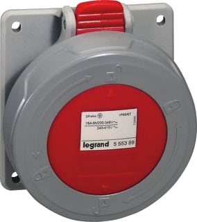 Legrand - P17 Tempra Pro CEE-contactdoos, aanbouw 555389