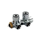 VASCO - Rad.aansl.combi. m kraan+onderblok Onderblok Vent Hks 50 3/4