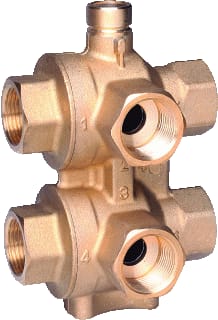 Danfoss - ChangeOver6 Zeswegregelafsluiter 6-Wegafsluiter Dn15
