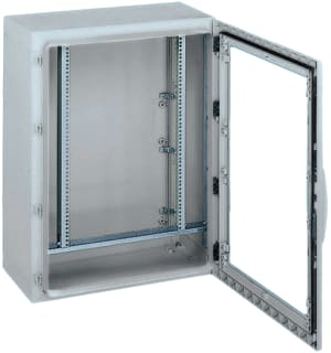 Schneider Electric - Comp. v. uitbouw kast/lessenaar 7035 Vast Raam 19-21U