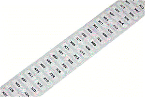 Wago - Tekststrookblad 210-805