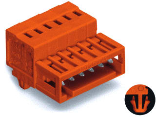 Wago - Kabelconnector v printplaatconnect. 734-348/018-000