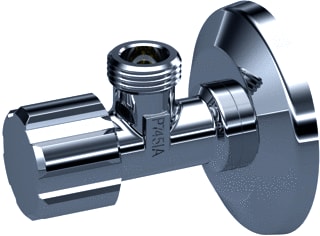 Raminex - Stopkraan voor sanitaire toestellen Hoekstkr 1/2" X 3/8"