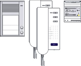 Niko - Deurintercom-set deurstat. 10-055