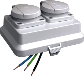 Attema - Cable-mate AK2-C2 Deksel voor opbouwdoos wand/plafond Ak2-Wcd 2V- Ra Grs Kv Ip54