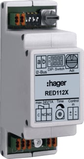 Hager - Elcom Aanvull. app. deur-/video-intercom schak.rel 1voud 2drds