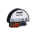 Hager - Elcom Aanvull. app. deur-/video-intercom schak.rel 1voud 2drds inbw
