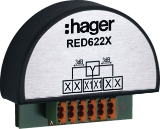 Hager - Elcom Aanvull. app. deur-/video-intercom vid-aftak 2drds 2voud inbw