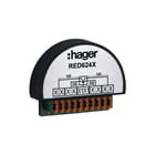Hager - Elcom Aanvull. app. deur-/video-intercom vid-aftak 2drds 4voud inbw