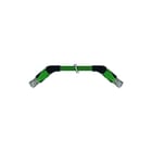 MURR - Patchkabel twisted pair v industrie m45 pur 1x4xawg22 gn 1m