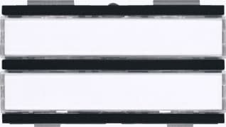 Hager - Elcom Beldrukker afdek 2voud knop halfmod