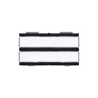 Hager - Elcom Beldrukker afdek 2voud knop halfmod