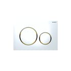 Geberit - Sigma20 Bedieningsplaat spoelsysteem Bed Pan Rnd Wt/Gd