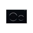 Geberit - Sigma20 Bedieningsplaat spoelsysteem Bed Pan Rnd Zw/Chr
