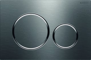 Geberit - Sigma20 Bedieningsplaat spoelsysteem Bed Pan Rnd Rvs