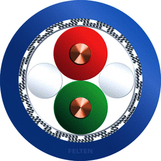 Leoni - Data- en communicatiekabel PROFIBUS PA PVC BLW MT
