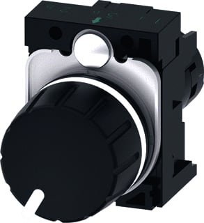 Siemens - Potentiometer voor paneelinbouw Potentiometer Black