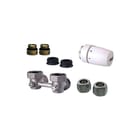 Hummel - BasisPLUS Rad.aansl.combi. m kraan+onderblok H-Aansl Set-Hks/16X2
