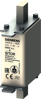 Siemens - 3NE8 NH000 Smeltpatroon (mes) 3ne88010mk