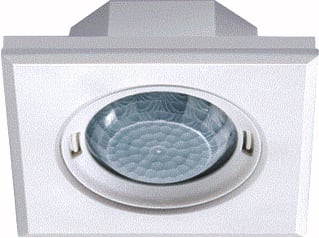 ESYLUX - Flat Square PD Bewegingsschakelaar (compleet) Pd-Flat 360I/8 Sw