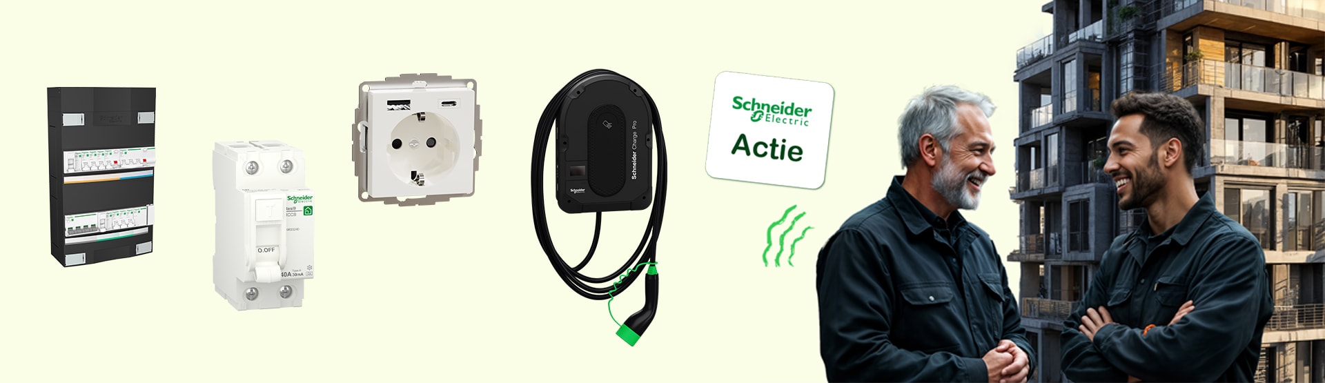 Installeer in een handomdraai met Schneider Electric