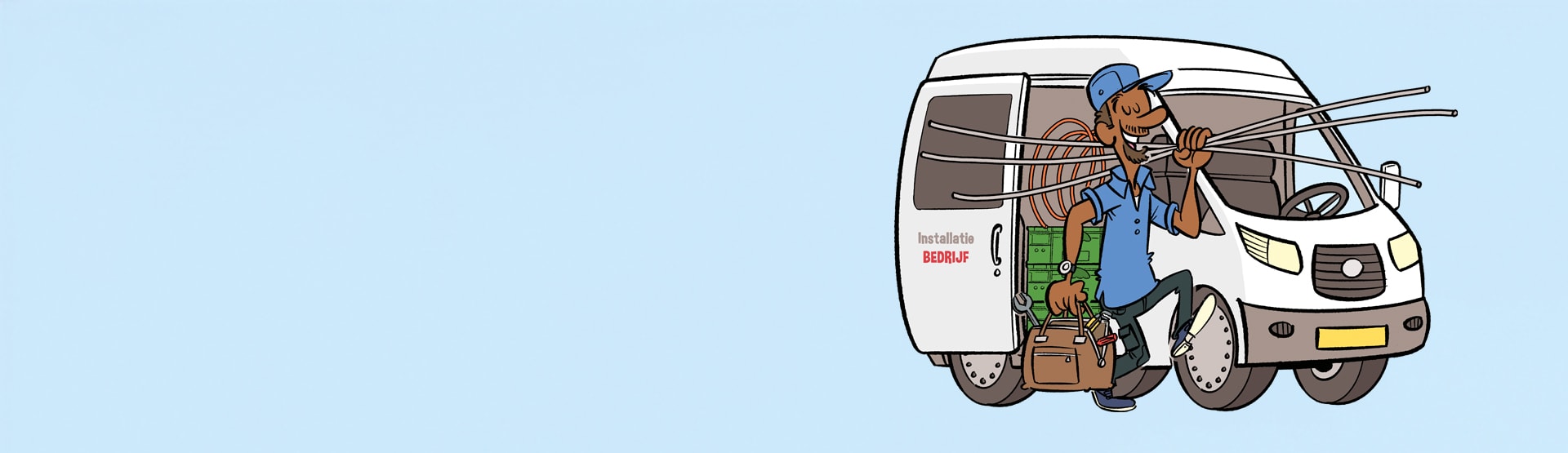 Goed voorbereid naar elke klus met een volle bus